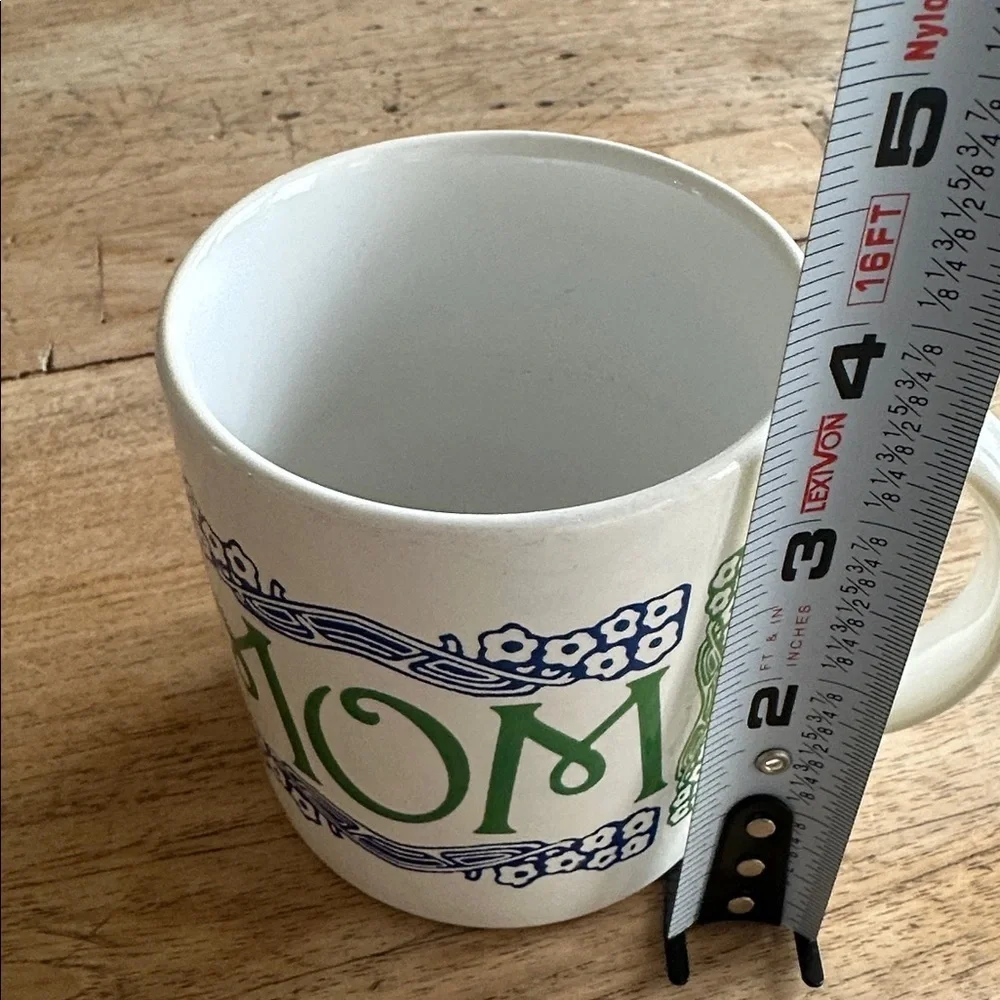 Vintage 1980s Mother’s Day “MOM” Mug – GHC England Floral